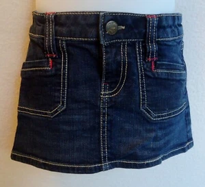 Gap Kids Skirt Girls Size 5 Denim Blue Jean Mini Adjustable Waist - Picture 1 of 3