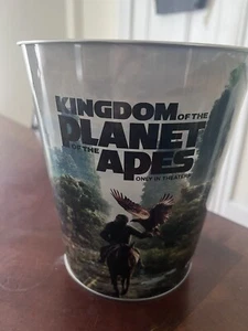 AMC Exclusive Kingdom Of The Planet Of The Apes Popcorn Tin W/ Keychain Combo ! - Picture 1 of 6