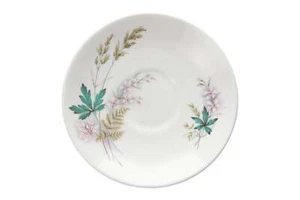Queen Anne - Louise - Green - Plain Edge - Tea Saucer - 178192Y - Picture 1 of 2