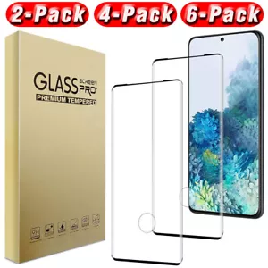 For Samsung Galaxy S20/S20 Plus/S20 Ultra Clear Tempered Glass Screen Protector - Picture 1 of 19