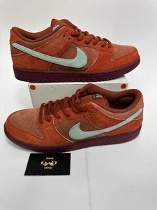 Nike SB Dunk Low Premium Mystic Red Rosewood Dv5429-601 Mens Size 13 No Lid - Picture 1 of 5