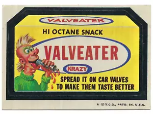 Topps Wacky Packages 1974 6a serie 6 VALVEATER nm- - Foto 1 di 1