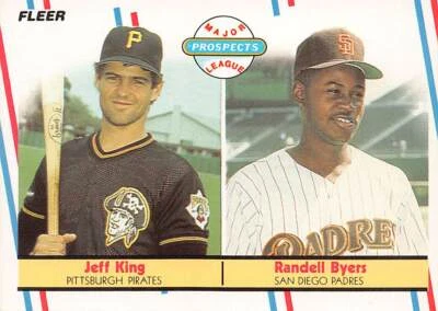 1988 Fleer #653 Jeff King RC Rookie Card Pittsburgh Pirates 🔥⚾🔥 - Image 1 of 3