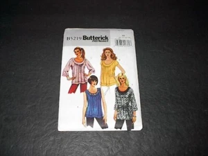 Butterick Pattern 5219 Misses' Loose-Fitting Pullover Top, Tunic & Belt 8~14 Unc - Picture 1 of 3
