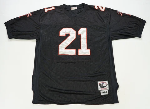 Rare Vintage MITCHELL & NESS Deion Sanders Atlanta Falcons 1992 Throwback Jersey Cover