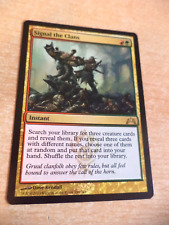 Magic The Gathering Deckmaster trading Card 194/249 SIGNAL THE CLANS instant