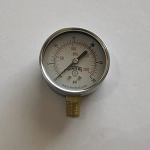 Winters PEM212 Economy Gauge 0 to 30 PSI/KPA 2.5" Dia 1/4" NPT - Picture 1 of 4