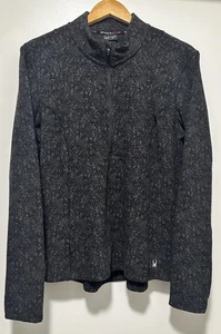 Spyder Active Damen Gr. XL schwarz/grau Fleece 1/4 Zip Pullover Sweatshirt - Bild 1 von 5