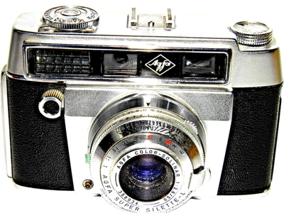 CAMERA AGFA SUPER SILETTE-L LENS SOLINAR NEAR NEW  IS WORKS TESTED!! - Bild 1 von 4