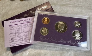 1990 U.S. Mint Proof Set, Better Lenses With Perfect DCAM Proofs - Picture 1 of 3