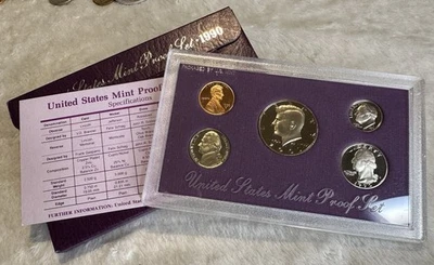 1990 U.S. Mint Proof Set, Better Lenses With Perfect DCAM Proofs - Image 1 of 3