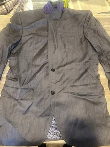 Giacca blazer cappotto sportivo lana grigio uomo 42R Ted Baker London Endurance. Nuovo senza etichette. Q - Foto 1 di 12