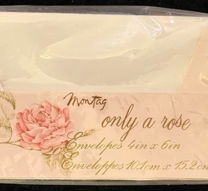 Vintage Montage Only A Rose Envelopes 4x6 20 Pieces 1979 Mead Co.  - Picture 1 of 5
