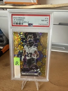 2023 Mosaik Jk Dobbins Gold No Huddle #14 /10 - Bild 1 von 3