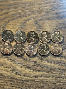 Lot of 10 Lincoln Pennies 1960-p To 1969-p AU + Condition $9.95 Free Shipping. - Picture 1 of 7