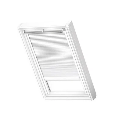 Persiana de ahorro de energía Velux solar plisada apagón FSC CK02 1045s blanca 55 x 78 cm Foto 1 de 4