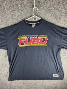 Vintage FUBU Shirt Mens 3XL Team Sports Streetwear Hip Hop 90s Collection - Picture 1 of 8