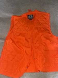 MASTER SPORTSMAN Hunting Shooting Vest Outdoor Field Blaze Orange Men's Size M - Picture 1 of 4