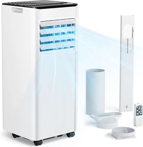 Mobile Klimaanlage 9000 BTU mit Abluftschlauch 4-in-1 Mobiles Klimagerät Leise - Bild 1 von 10