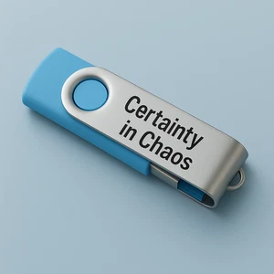Certainty in Chaos USB Flash Drive with Book by Francis Isaac - Picture 1 of 1