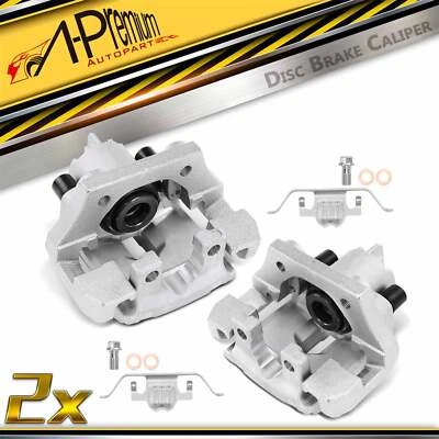 Pinza de freno de disco A-Premium 2 piezas con soporte trasero para BMW 525i 525xi 528i 535xi Foto 1 de 4