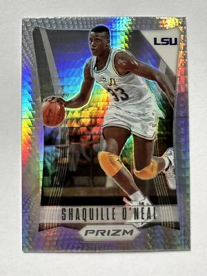 Selecciones del draft Panini Prizm 2021-22 Flashback Hyper Prizm Shaquille O'Neal #14 Salón de la fama Foto 1 de 2