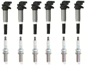 OEM Delphi 6x Ignition Coils NGK 6x Spark Plugs For BMW 128i 328i 528i X3 X5 Z4 - Picture 1 of 1