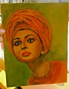 Sophia Loren Portrait handgemalt - Bild 1 von 3