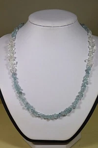 Collana cristallo acquamarina collier 127,82 ct. Collana pietra preziosa gioiello pietra curativa - Foto 1 di 4