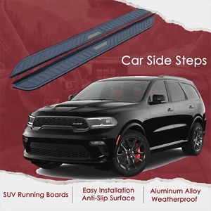 Estriberas laterales de 2 piezas para Dodge Durango 2018-2024 barras Nerf laterales - Imagen 1 de 5