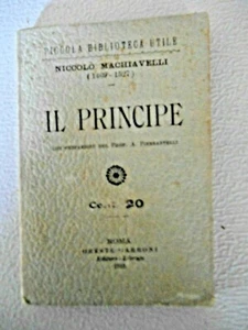 Libri formato Mignon - Nicolò Macchiavelli ,Il Principe - Roma 1910 - Foto 1 di 2