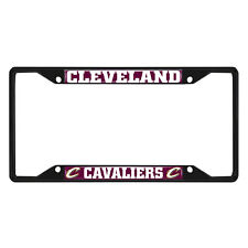 Fanmats NBA Cleveland Cavaliers Black Metal License Plate Frame