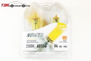 NOKYA Halogen Light Bulbs H4 HB2 9003 Hyper Yellow 2500K 60/55W