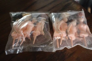 Vintage Doll Cake Toppers Moveable Arms Barbie Look Alike Hong Kong NOS Wilton - Picture 1 of 14