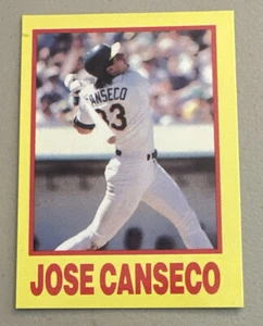 1990 Big League Statz ⚾️ Jose Canseco ⚾️ Oakland Athletics ⚾️ - Bild 1 von 2