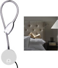 Plug in Wall Sconce, Wall Mount Book Lights for Reading in Bed, Minimalist LED B