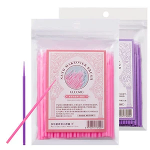 100pcs Cotton Swabs Mascara Wands Eyelash Applicator Brush Microfiber Wands - Picture 1 of 14