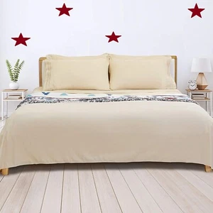 4pc Queen Bed Sheet Set, 16in Deep Pocket 1800 Thread Count Brushed Microfiber - Picture 1 of 5
