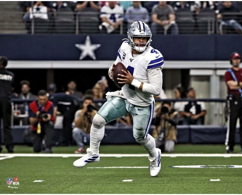 Dak Prescott Dallas Cowboys Unsigned Scramble 16" x 20" Photo - Fanatics Cover