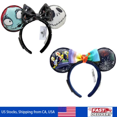 Diadema oreja Minnie 2 piezas Disney Mickey Ears Halloween música fiesta Foto 1 de 4