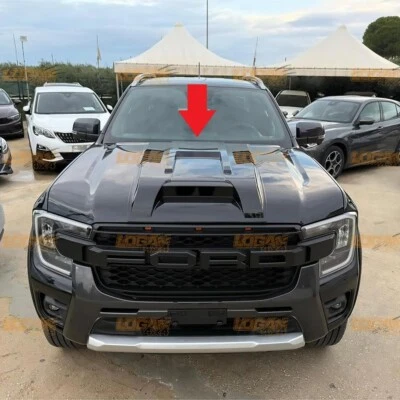 Ford Ranger T9 Protezione Copertura Cofano Big 2023 - 2024 Spoiler Sportivo Mat - Immagine 1 di 4