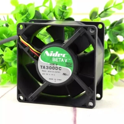 NIDEC M35133-58PW1 8038 DC24V 0.44A 8CM 3-Wire Cooling Fan - Image 1 of 2
