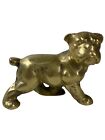 Vintage English American Bulldog Pit Bull Terrier Brass Figure Paper Weight