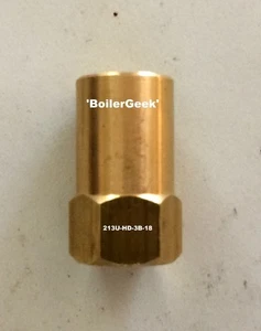 Adaptador de boquilla quemador de aceite Beckett parte #213U-HD-3B-18-1/8" NPT x 9/16"-24 TPI - Imagen 1 de 6