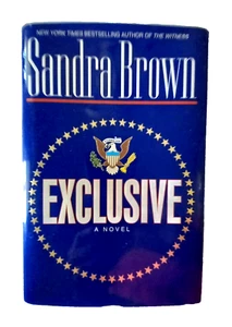 "Exclusive" Hardcover Book by Sandra Brown, First Printing 1996,Thriller, Murder - Picture 1 of 3