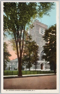 St Peters Kirche Morristown NJ New Jersey USA Curzon-Robey Postkarte H68 - Bild 1 von 2