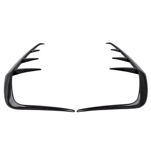 2x Aleta divisor de parachoques trasero de carbono real para Infiniti Q60 cupé 2016-20 ML-HAX031 - Imagen 1 de 10