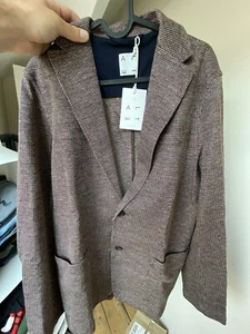 Chaqueta Blazer Altea Para Hombre Algodón-Lino - Grande IT 50 - Precio de venta sugerido por el fabricante 579 GBP - NUEVA con Defecto - Imagen 1 de 3