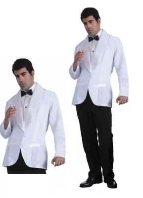 White Jacket, Hugh Hefner,  Mens James Bond Gangster Outfit N - Image 1 of 2