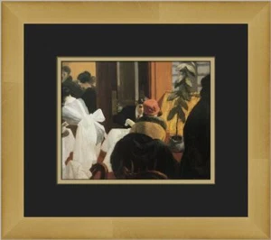 Edward Hopper New York Restaurant Custom Framed Print - Picture 1 of 2